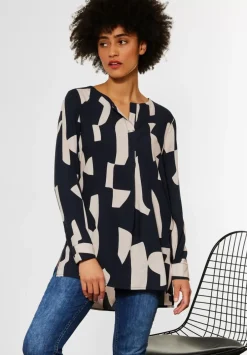 Longbluse Mit Kellerfalte