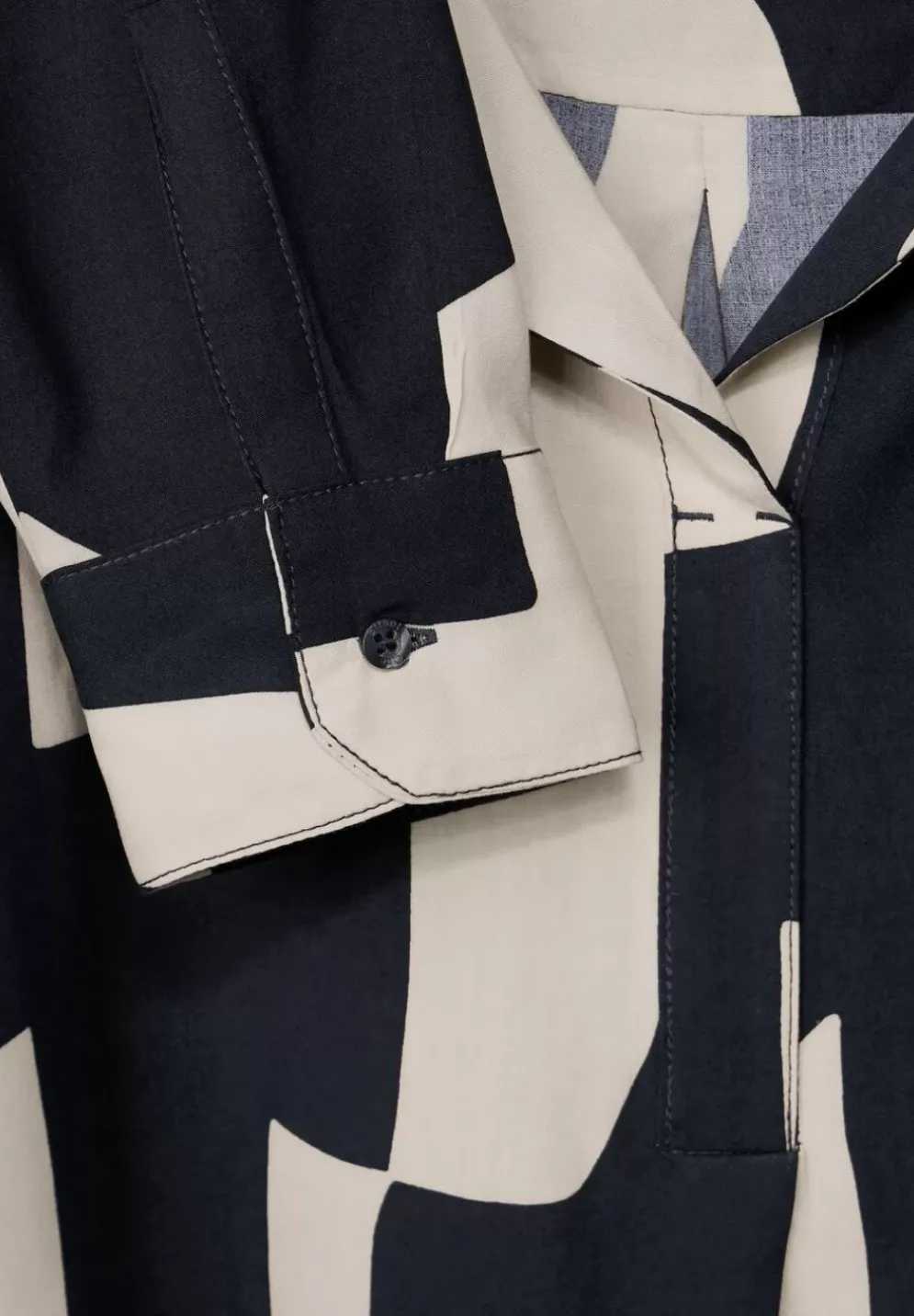 Longbluse Mit Kellerfalte