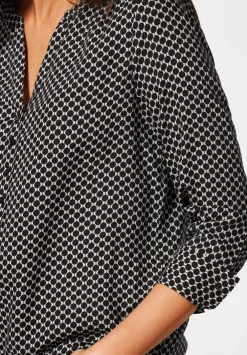 Longbluse Mit Minimalmuster