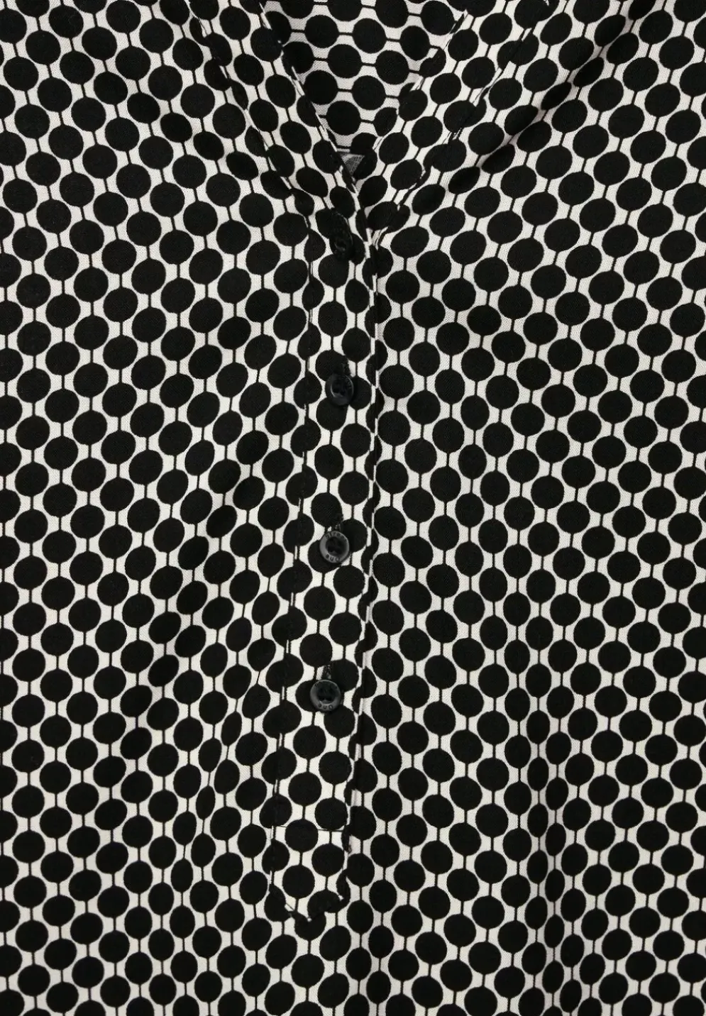 Longbluse Mit Minimalmuster