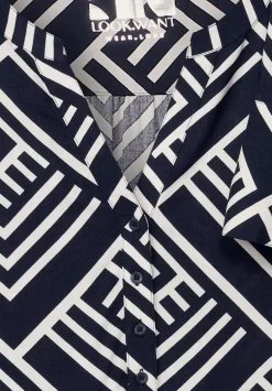 Longbluse Mit Print