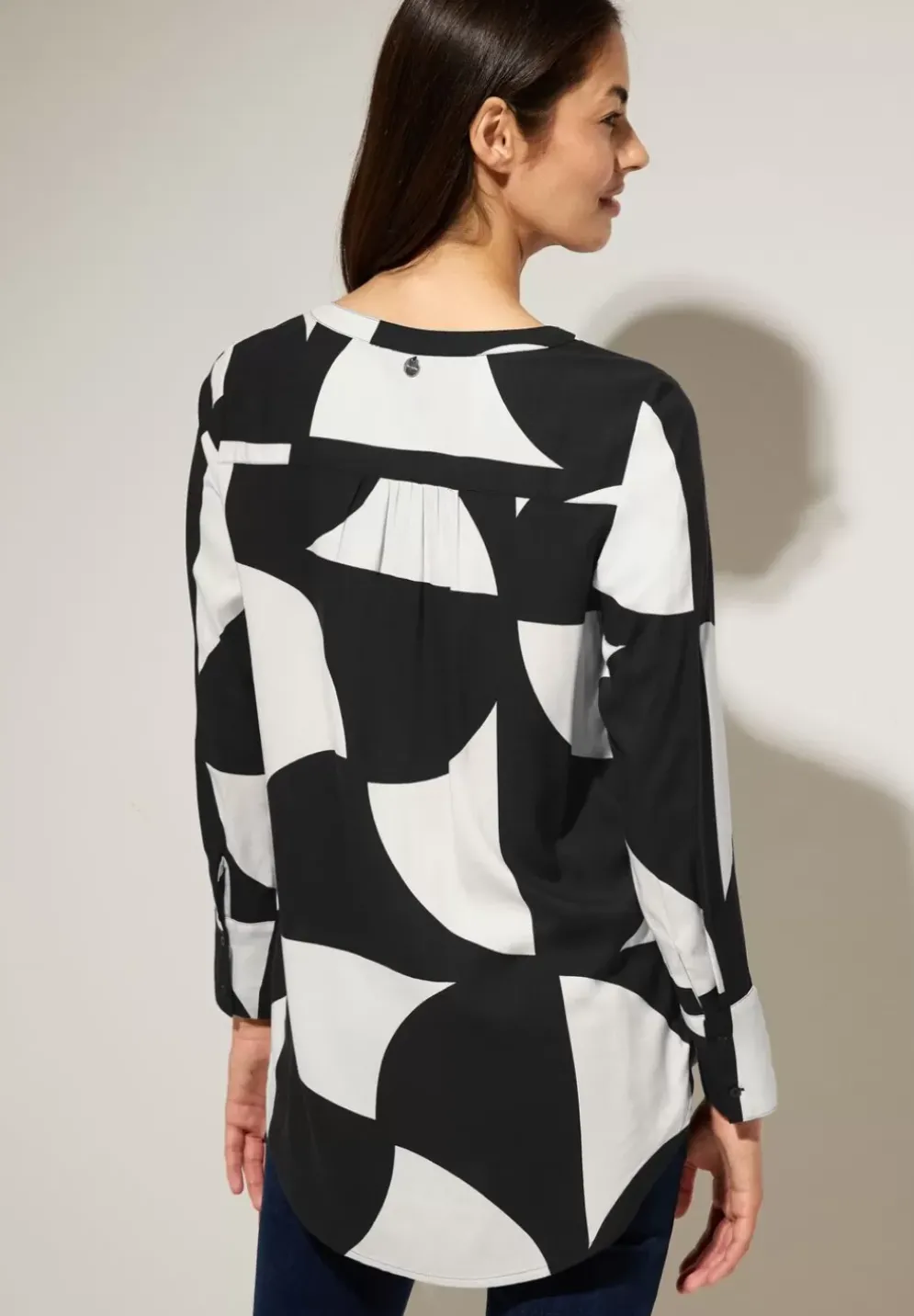 Longbluse Mit Print