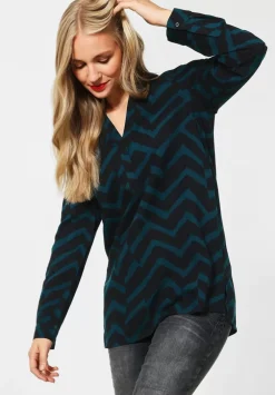 Longbluse Mit Print