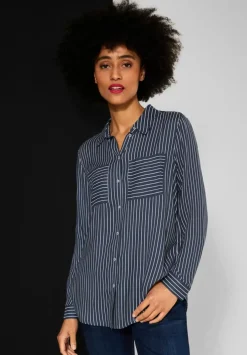 Longbluse Mit Streifenmuster