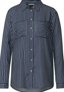 Longbluse Mit Streifenmuster