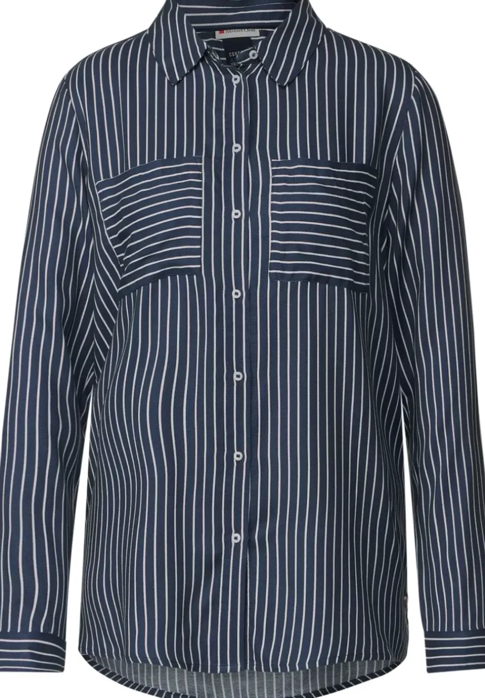 Longbluse Mit Streifenmuster