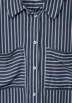 Longbluse Mit Streifenmuster