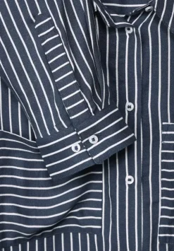 Longbluse Mit Streifenmuster