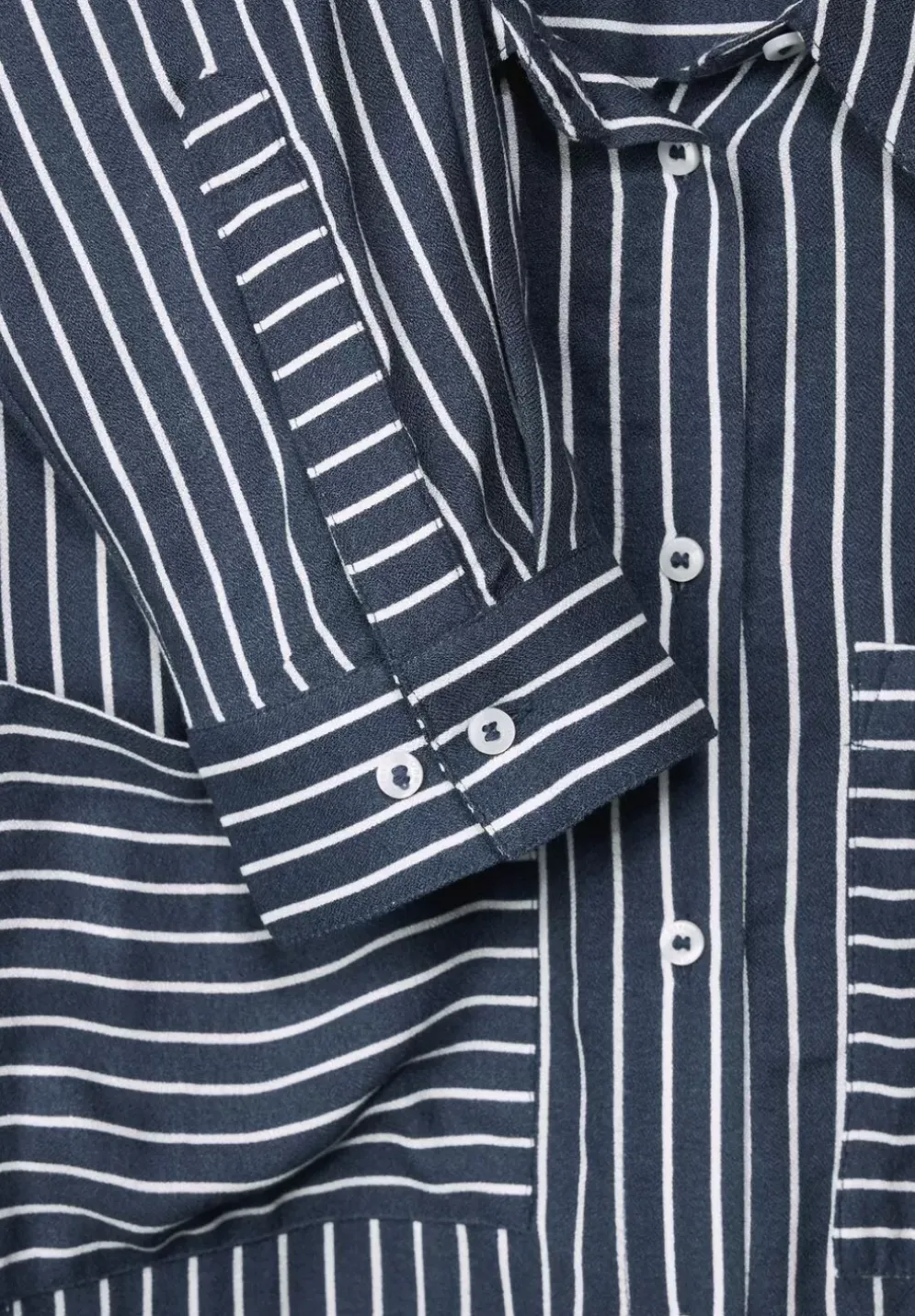Longbluse Mit Streifenmuster