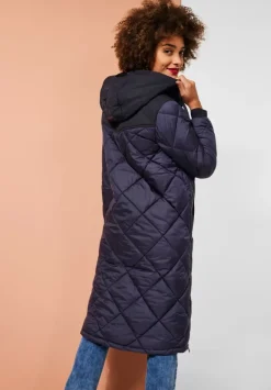 Longjacke Mit Zipperdetails