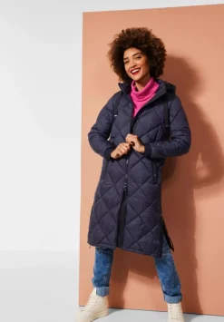 Longjacke Mit Zipperdetails