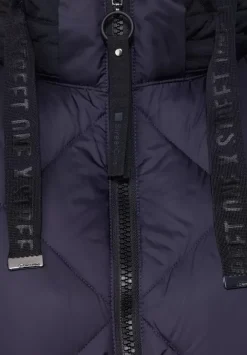 Longjacke Mit Zipperdetails