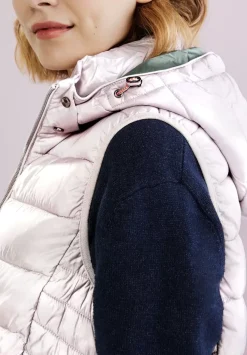 Longweste Mit Kapuze