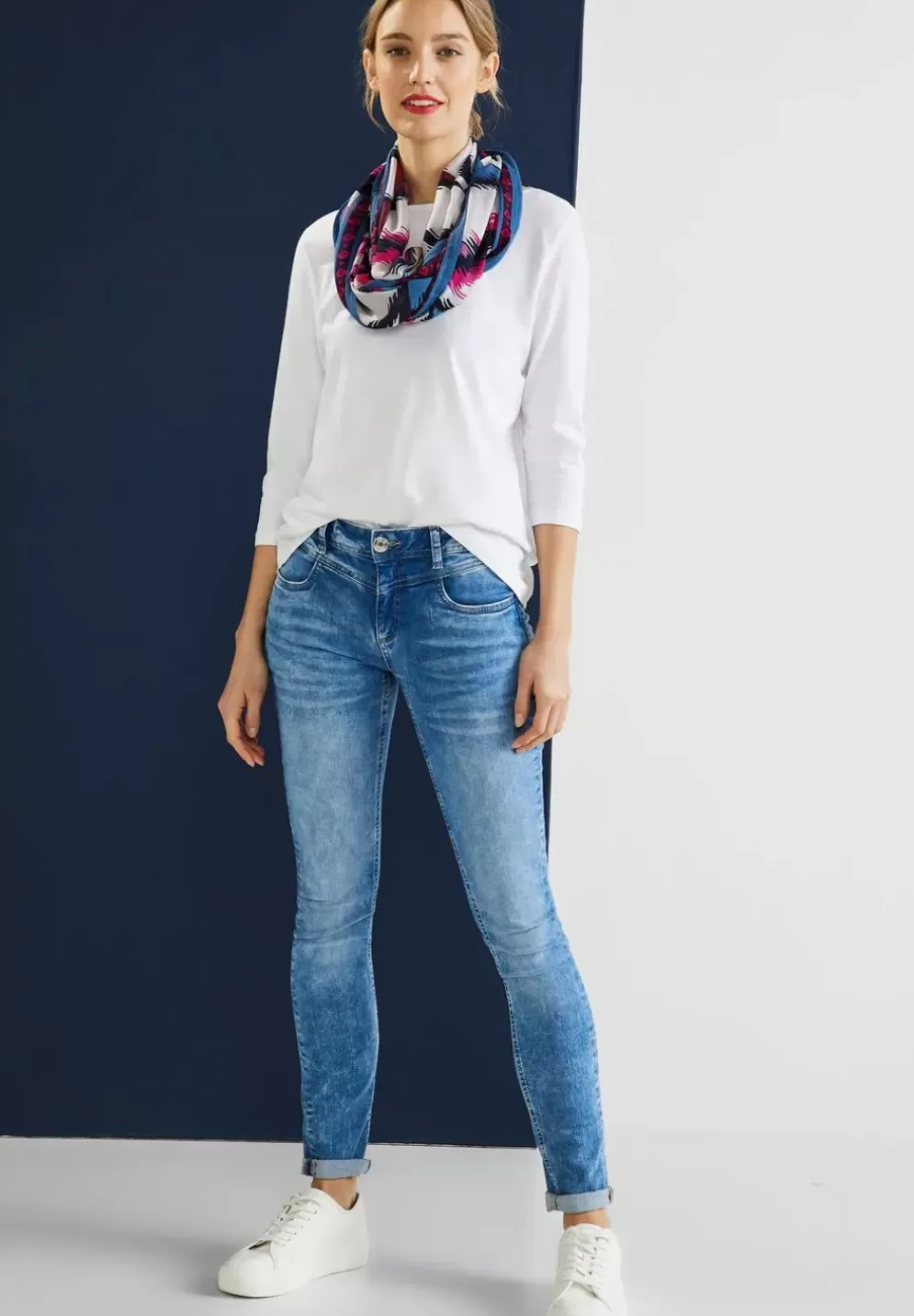 Loopschal Im Multicolorprint