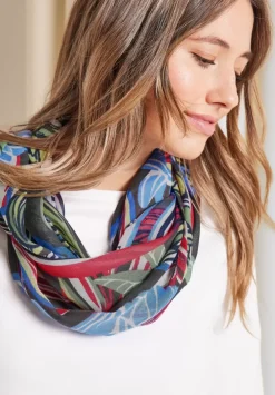 Loopschal Mit Blumenprint