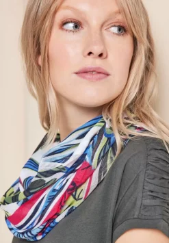 Loopschal Mit Blumenprint