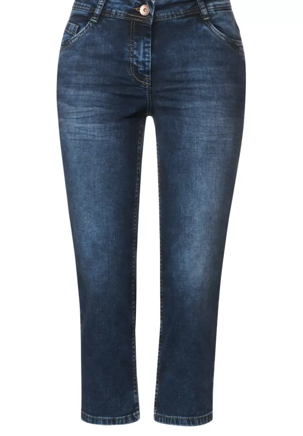 Loose Fit 3/4 Jeans