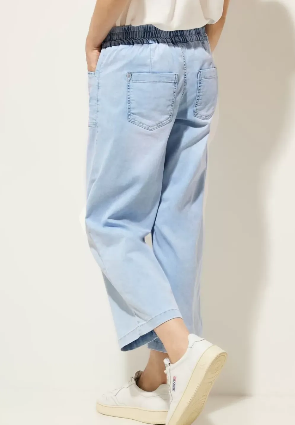 Loose Fit Culotte Jeans