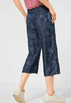 Loose Fit Denim-Culotte