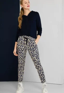 Loose Fit Hose Mit Leo Print