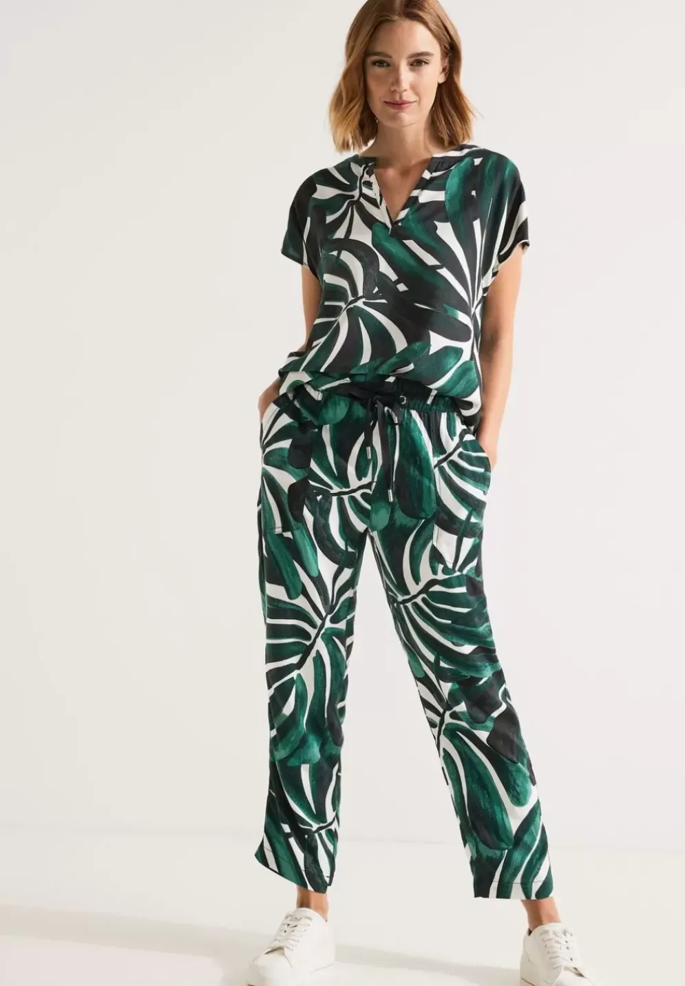 Loose Fit Hose Mit Print