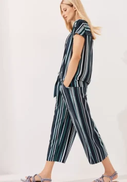 Loose Fit Hose Mit Streifen