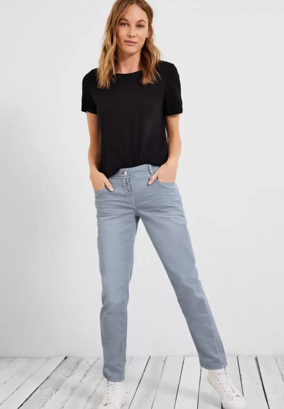 Loose Fit Hose Mit Stretch
