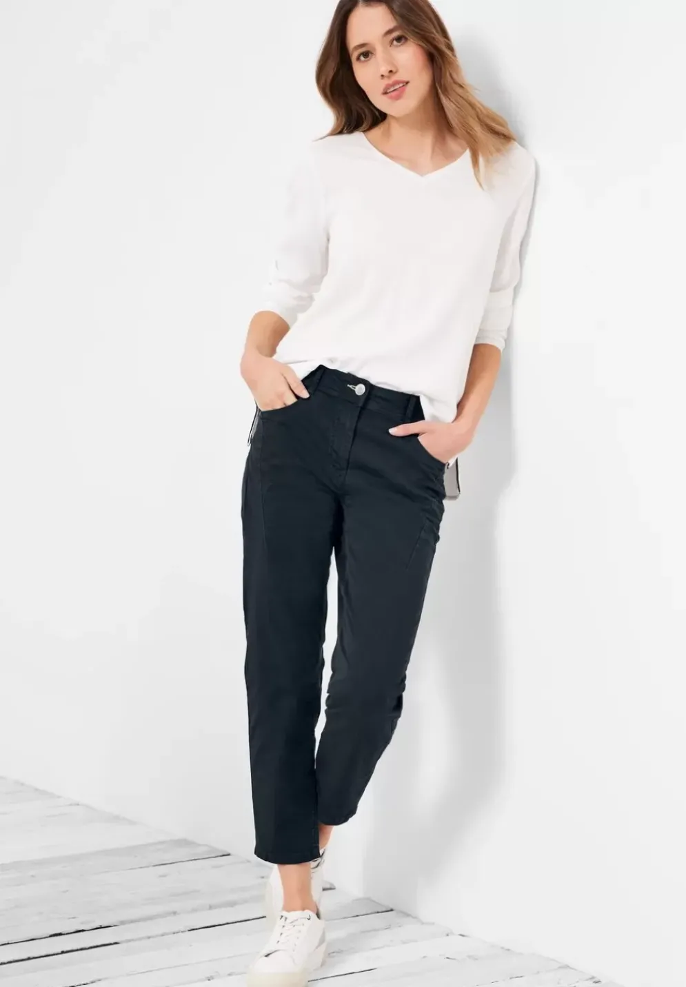 Loose Fit Hose Mit Stretch