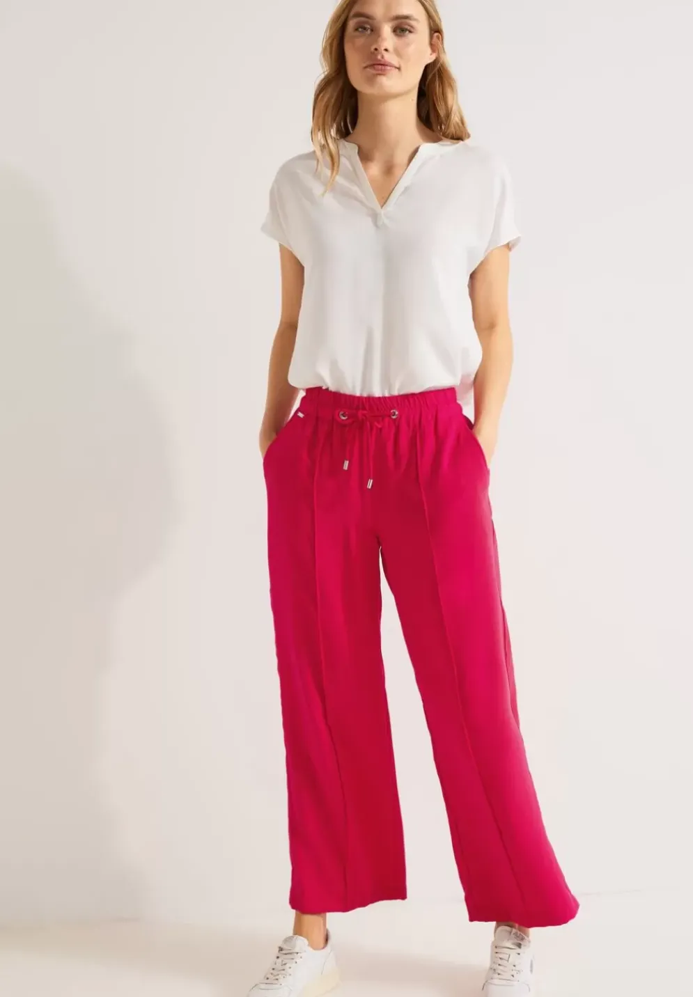 Loose Fit Hose Mit Wide Legs