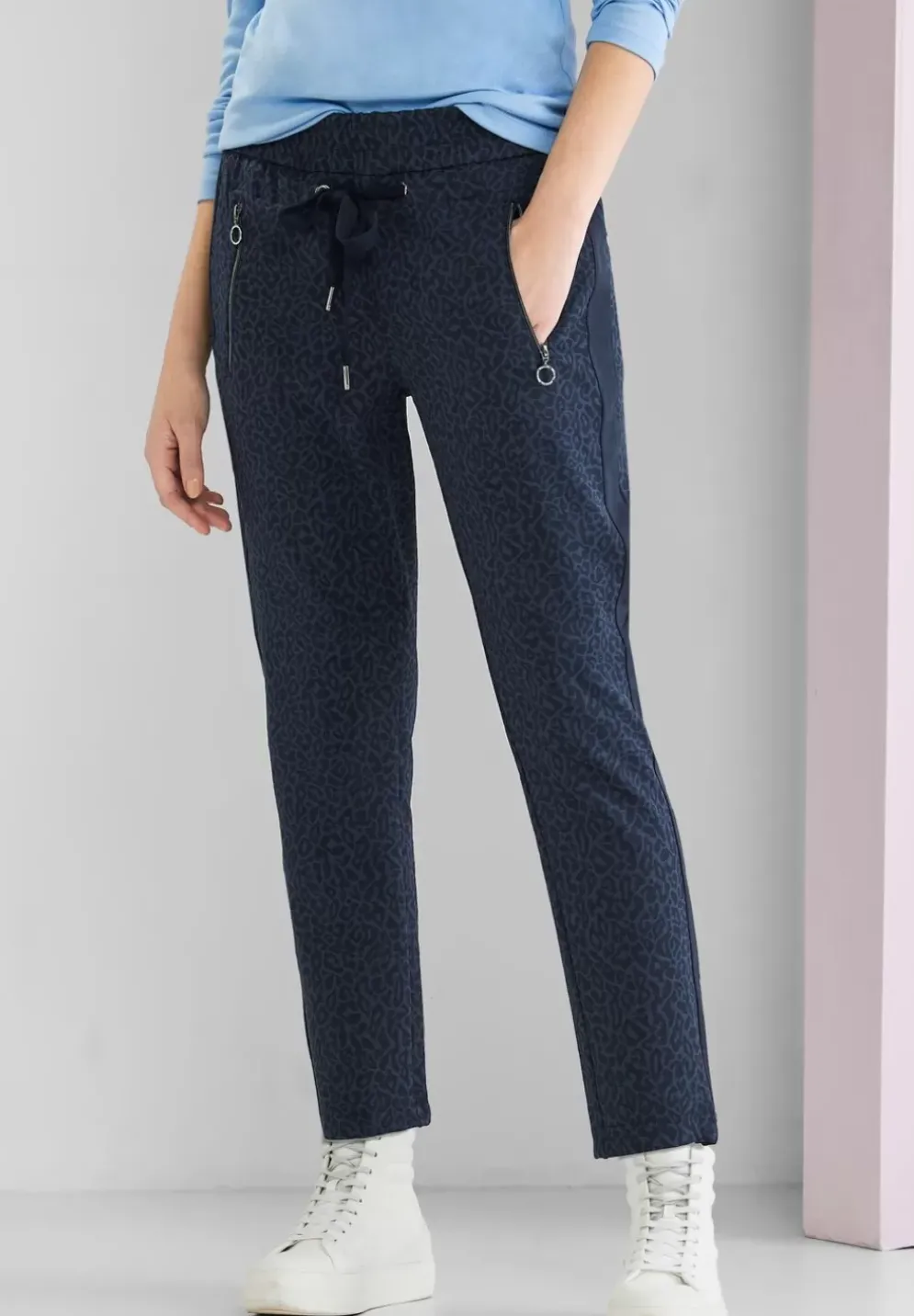 Loose Fit Jacquardhose