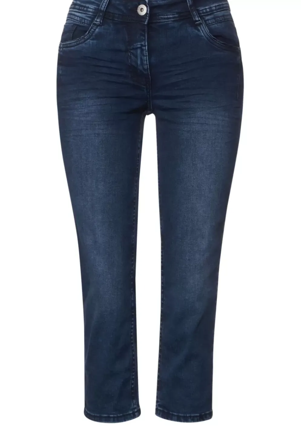 Loose Fit Jeans In 3/4-Lange