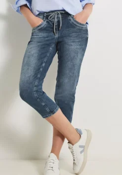 Loose Fit Jeans In 3/4-Lange