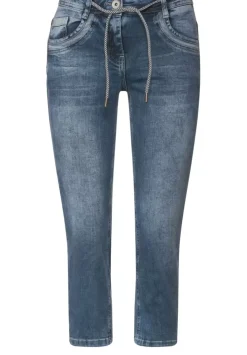 Loose Fit Jeans In 3/4-Lange