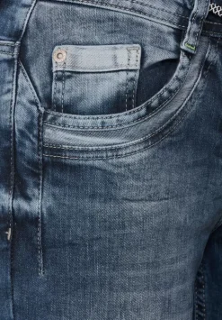 Loose Fit Jeans In 3/4-Lange