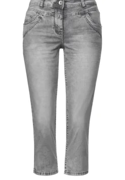 Loose Fit Jeans In 3/4-Lange