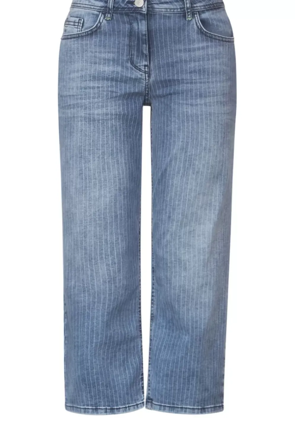 Loose Fit Jeans In 3/4-Lange