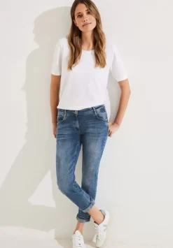 Loose Fit Jeans In 3/4-Lange