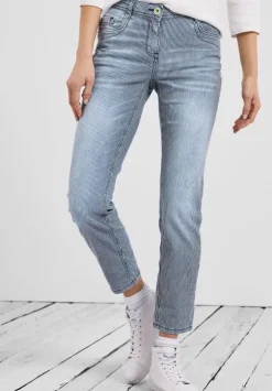 Loose Fit Jeans Mit Streifen