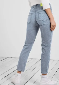 Loose Fit Jeans Mit Streifen
