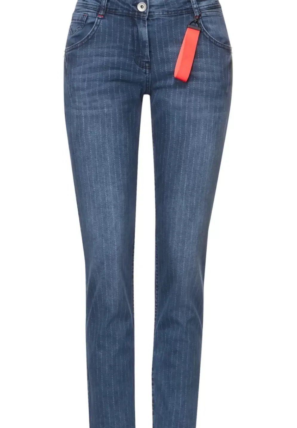 Loose Fit Jeans Mit Streifen