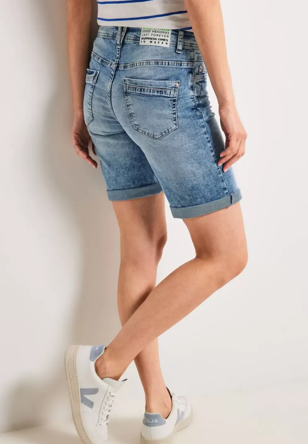 Loose Fit Jeansshorts