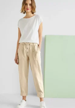 Loose Fit Leinenhose