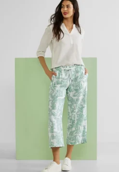 Loose Fit Leinenhose
