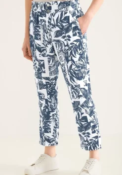 Loose Fit Leinenhose