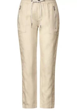 Loose Fit Leinenhose