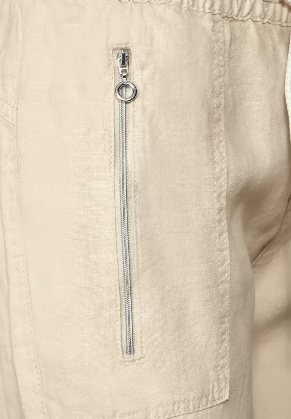 Loose Fit Leinenhose