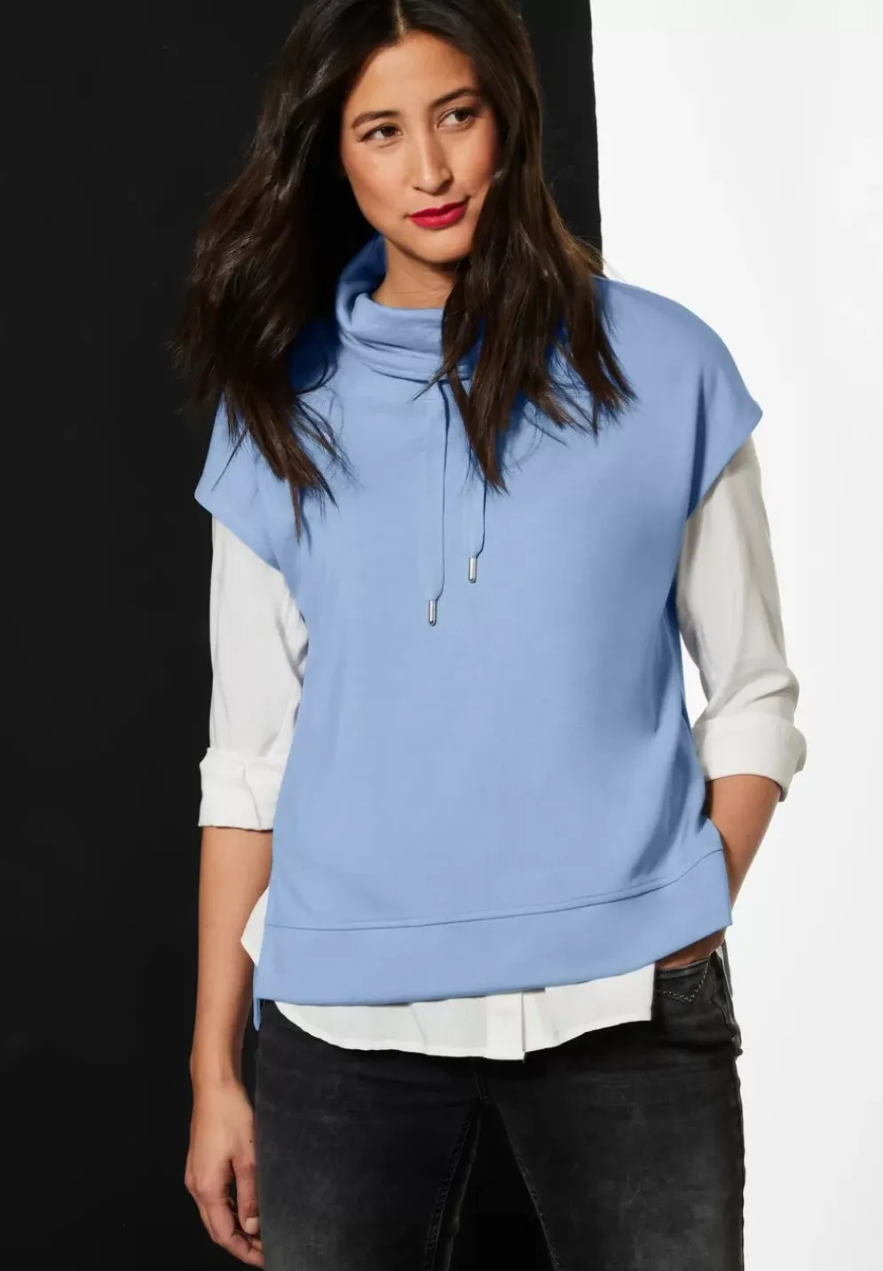 Loose Fit Sweatweste