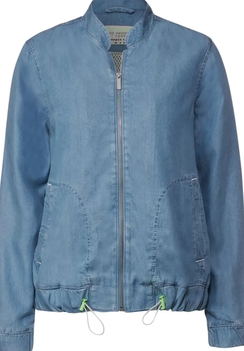 Lyocell Jacke Mit Zipper