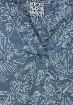 Lyocellbluse Mit Blumenprint