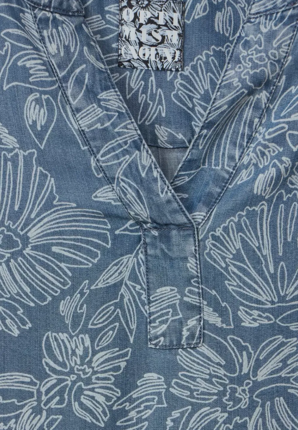Lyocellbluse Mit Blumenprint